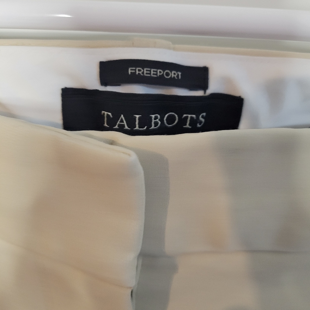 Talbots Freeport women dress pants cream color size 6p - Picture 7 of 8